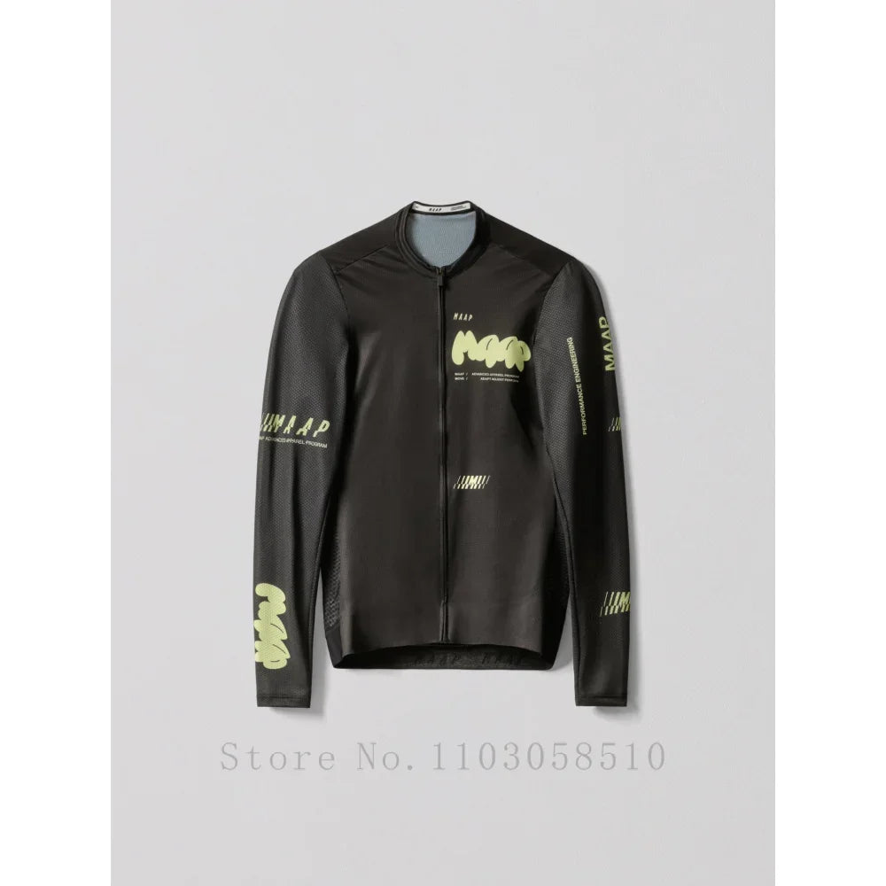 2025 Summer Long Sleeve Cycling Jersey Aero Milk Silk Bicycle Clothing MTB Jersey Men Pro Race Team Shirts high quality ciclismo