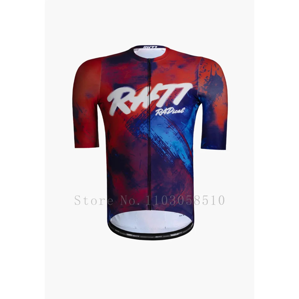 RH77 Short Sleeves Cycling Jerseys Breathable Quick Dry Bicycle Jersey Outdoor Sport Mountain Road Cycling Clothing high quality