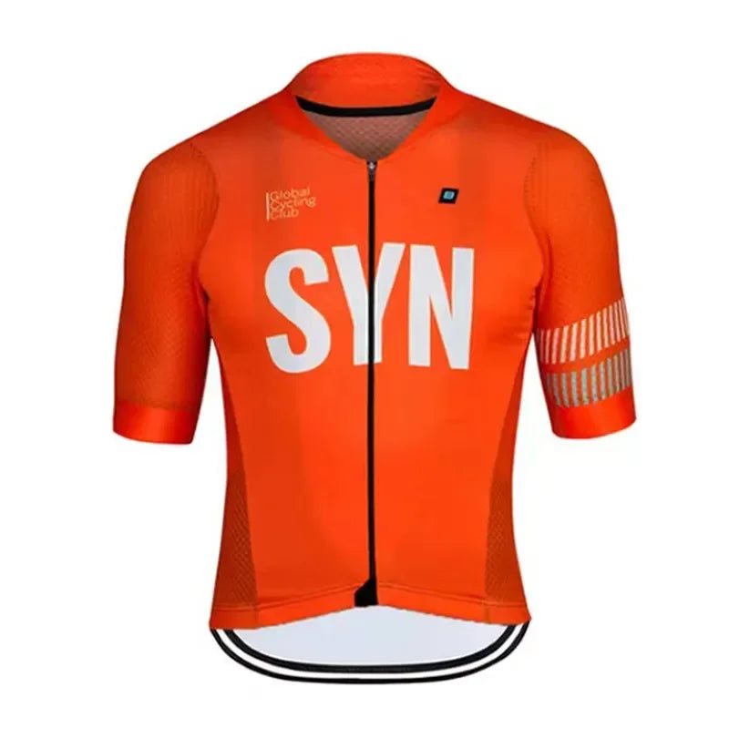SYNful Quick Dry Short Sleeve Men's Cycling Clothing Set Mountain Bike Suit Summer 2024 Ciclismo Ropa Hombre