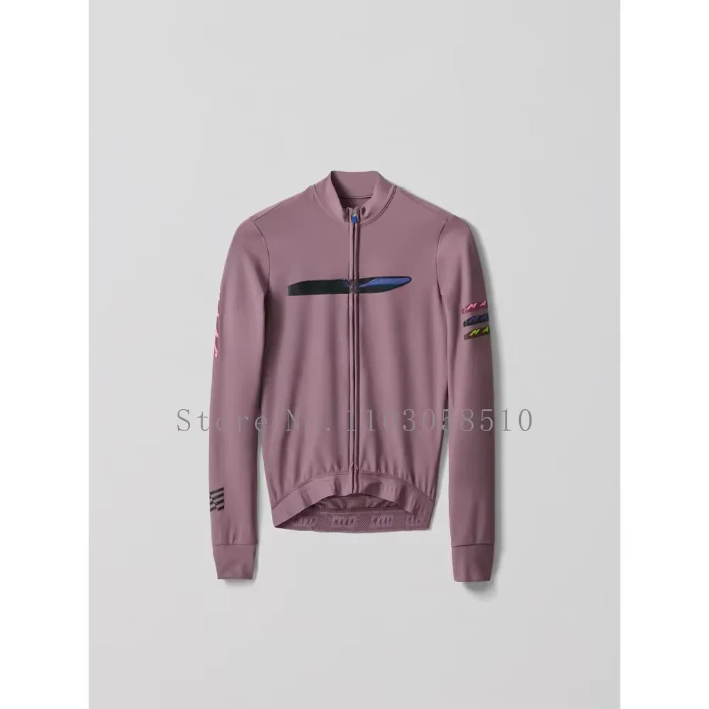 2025 Team High Quality Pro Cycling Jersey Men Woman Breathable Bicycle Clothing Road MTB Bike High-end Simple Long Sleeve Thin