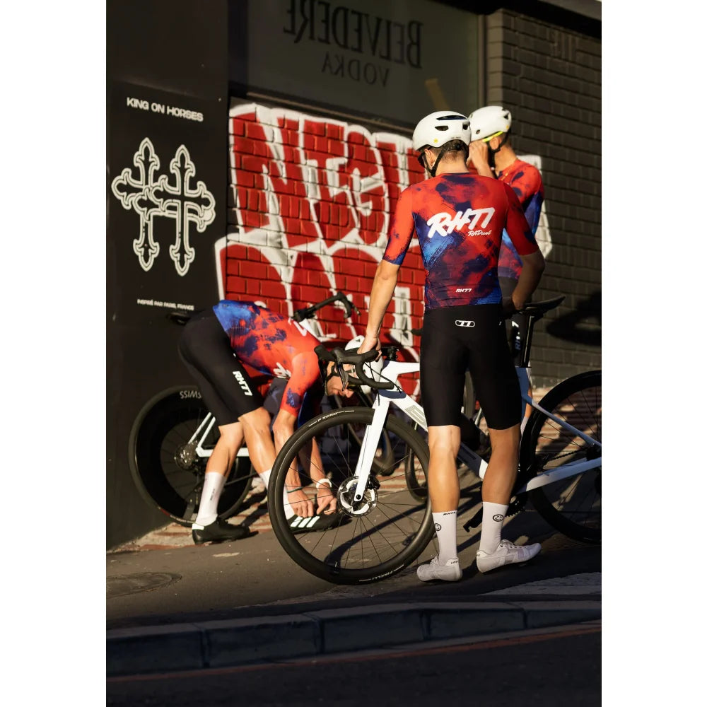 RH77 Short Sleeves Cycling Jerseys Breathable Quick Dry Bicycle Jersey Outdoor Sport Mountain Road Cycling Clothing high quality