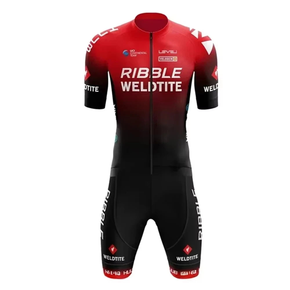 Pro team lycra aero skin suit custom logo cycling Skinsuit running ropa ciclismo bicicleta body wear triatlon triathlon