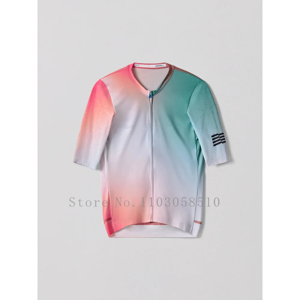 Men's Midsummer Cycling Jersey MTB Road Bicycle Shirt High Quality Pro Team Short Sleeve Bike Clothes Maillot Ciclismo Hombre