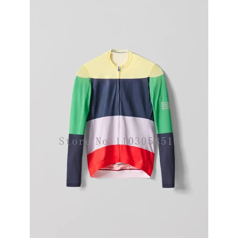 2025 Team High Quality Pro Cycling Jersey Men Woman Breathable Bicycle Clothing Road MTB Bike High-end Simple Long Sleeve Thin