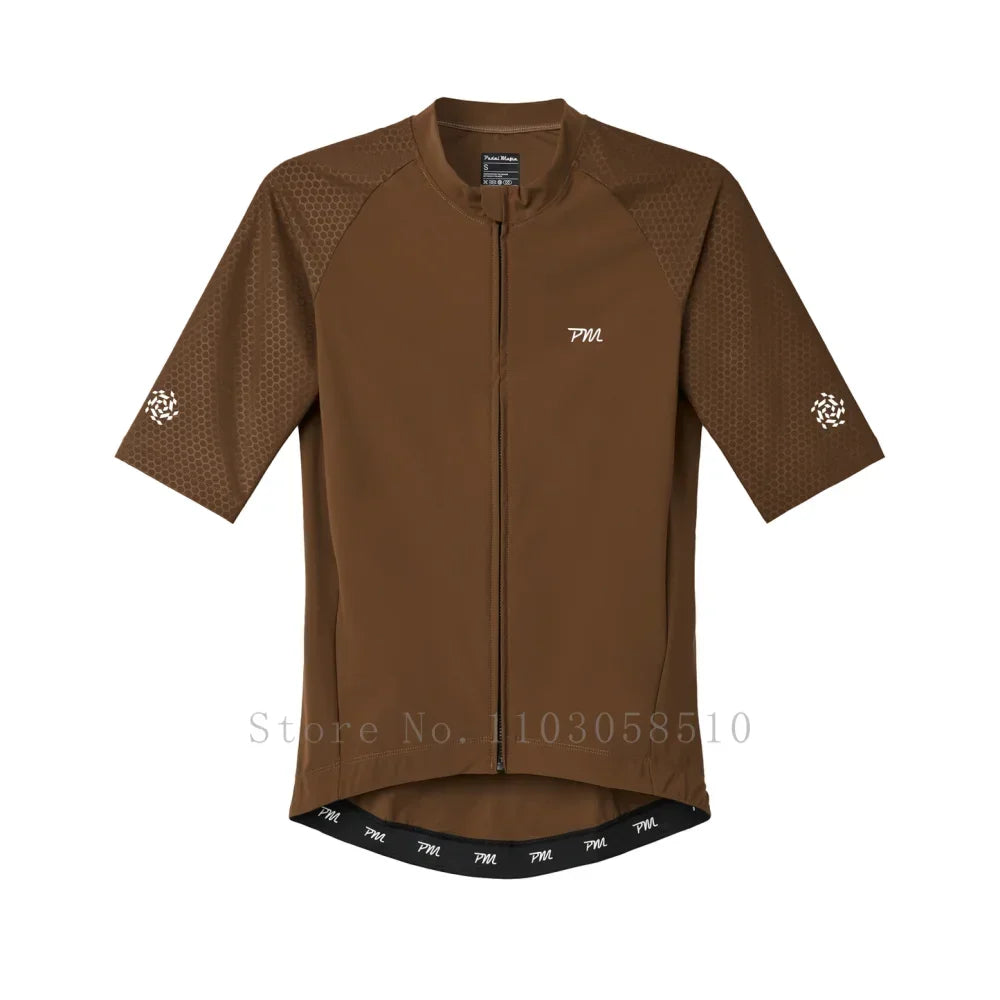 Pedal Mafia Summer Cycling Sweatshirt Set Men Short Sleeve MTB Jersey Men Cycling Clothing Bicycle Maillot ciclismo UPF50+ 2025