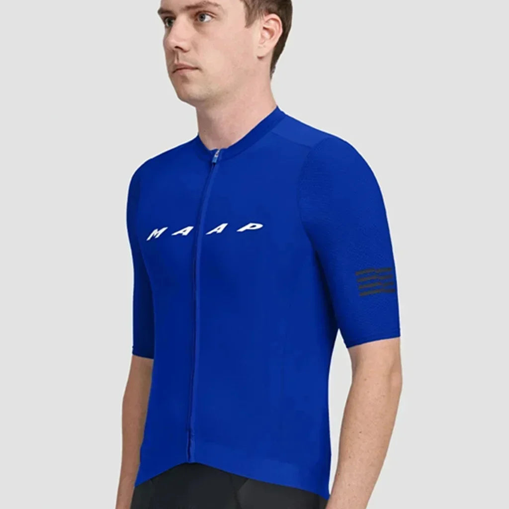 Pro Cycling Short Sleve Lightweight Jersey Maillot Ciclismo Hombre Breathable Quick Dry Bicycle Clothing Mountain Bike Tops