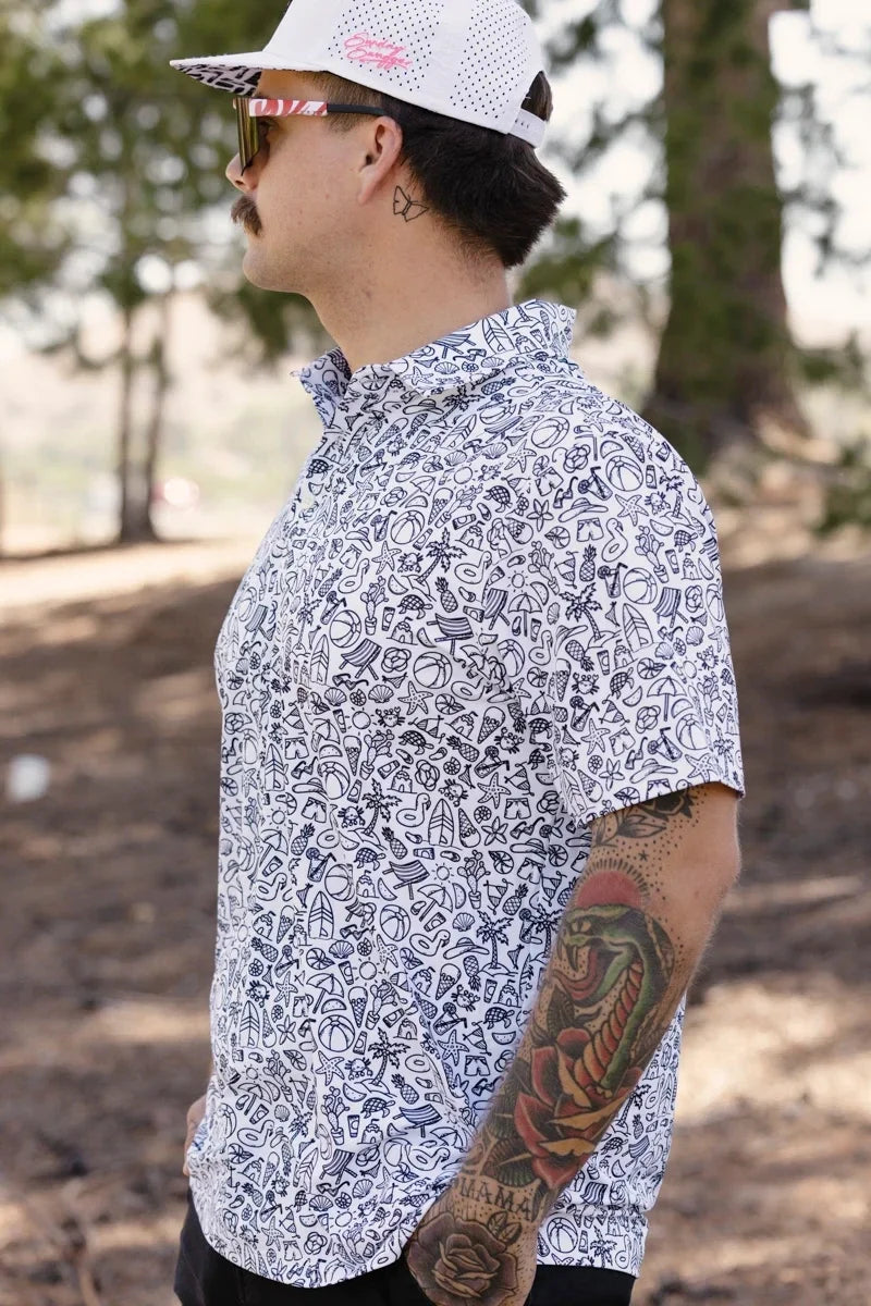 Men's Golf Polo Shirt summer golf shirt short sleeves, fast dry breathable casual shirt wild Popsicle Top Golf Wear 2025