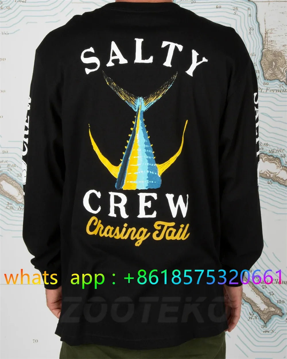 Fishing Wear Mens Crewneck Shirt Print Camisa De Pesca Fishing Long Sleeve Uv Protection T-shirt Performance Angling Clothing