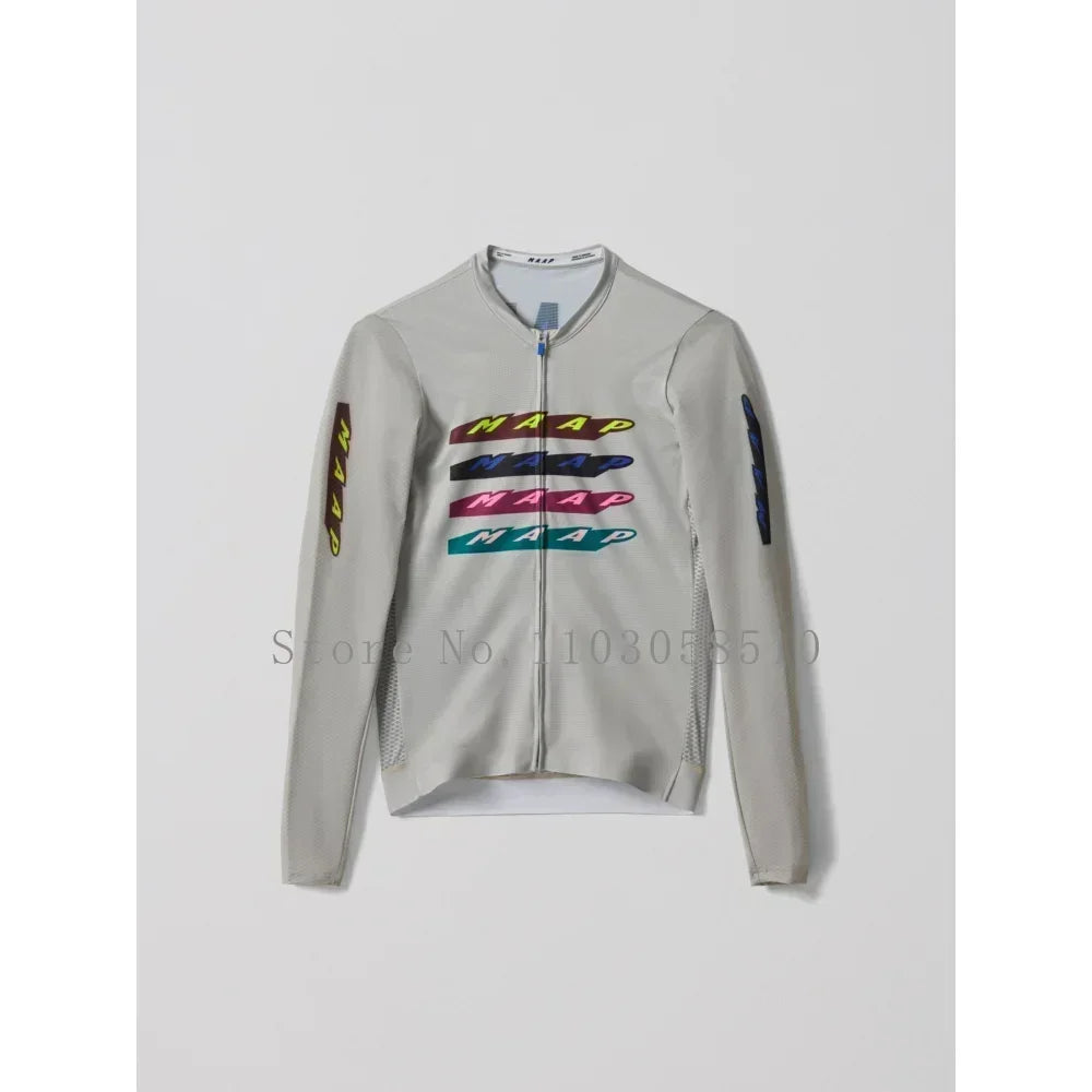 2025 Team High Quality Pro Cycling Jersey Men Woman Breathable Bicycle Clothing Road MTB Bike High-end Simple Long Sleeve Thin