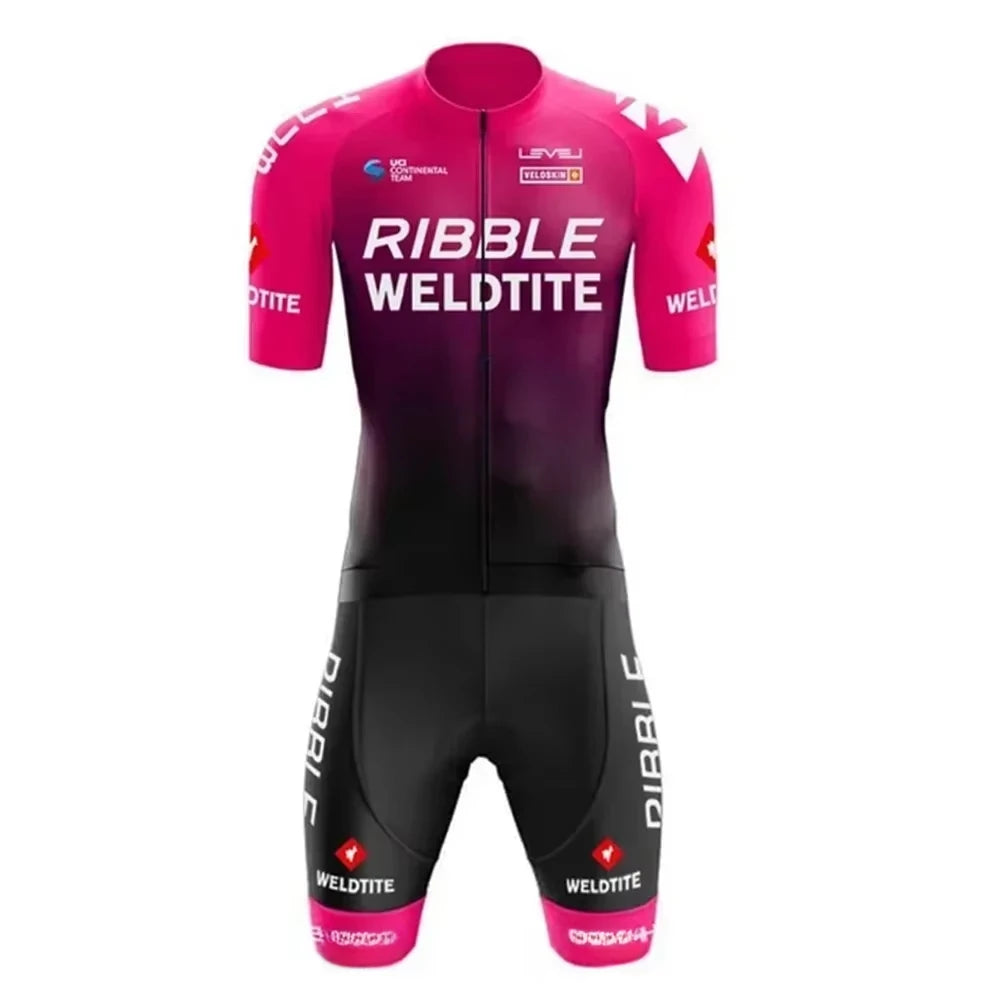 Pro team lycra aero skin suit custom logo cycling Skinsuit running ropa ciclismo bicicleta body wear triatlon triathlon